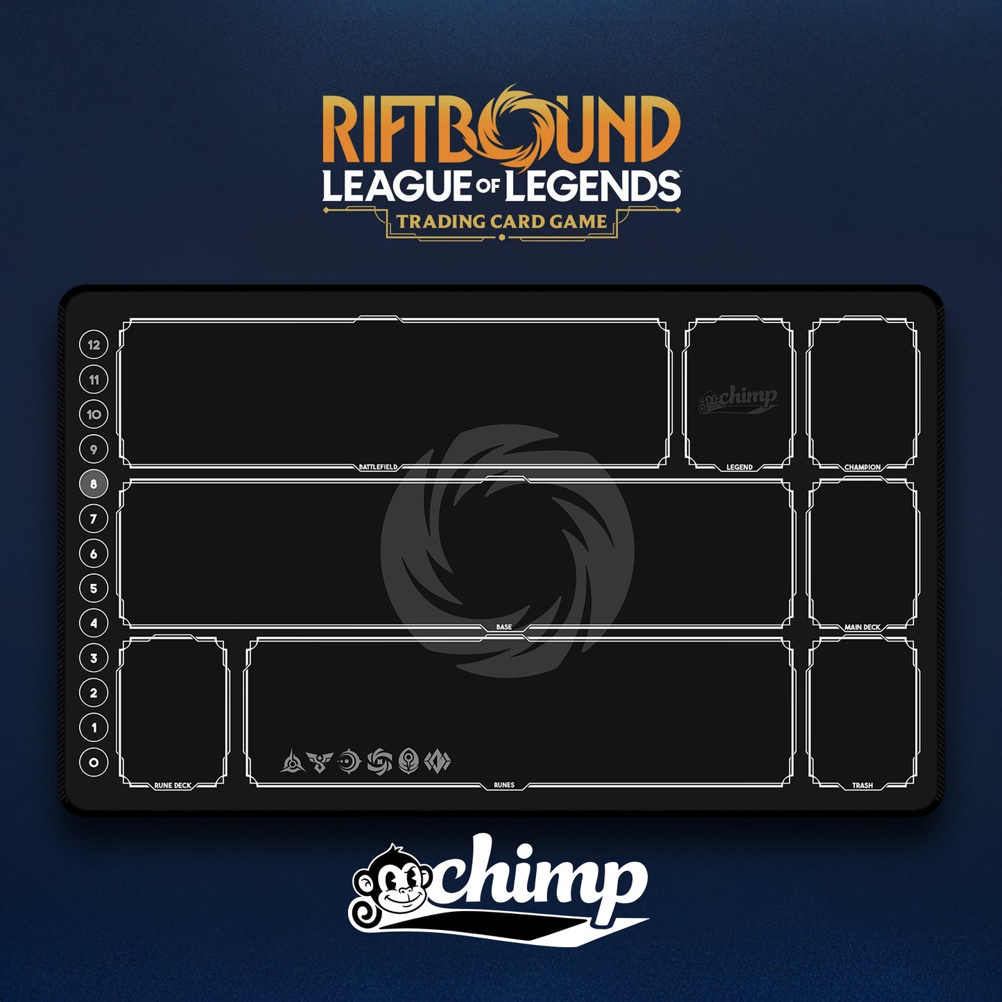 Blacked Out Riftbound Playmat