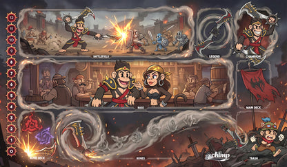 Draven Chimped Riftbound Playmat