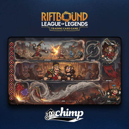 Draven Chimped Riftbound Playmat